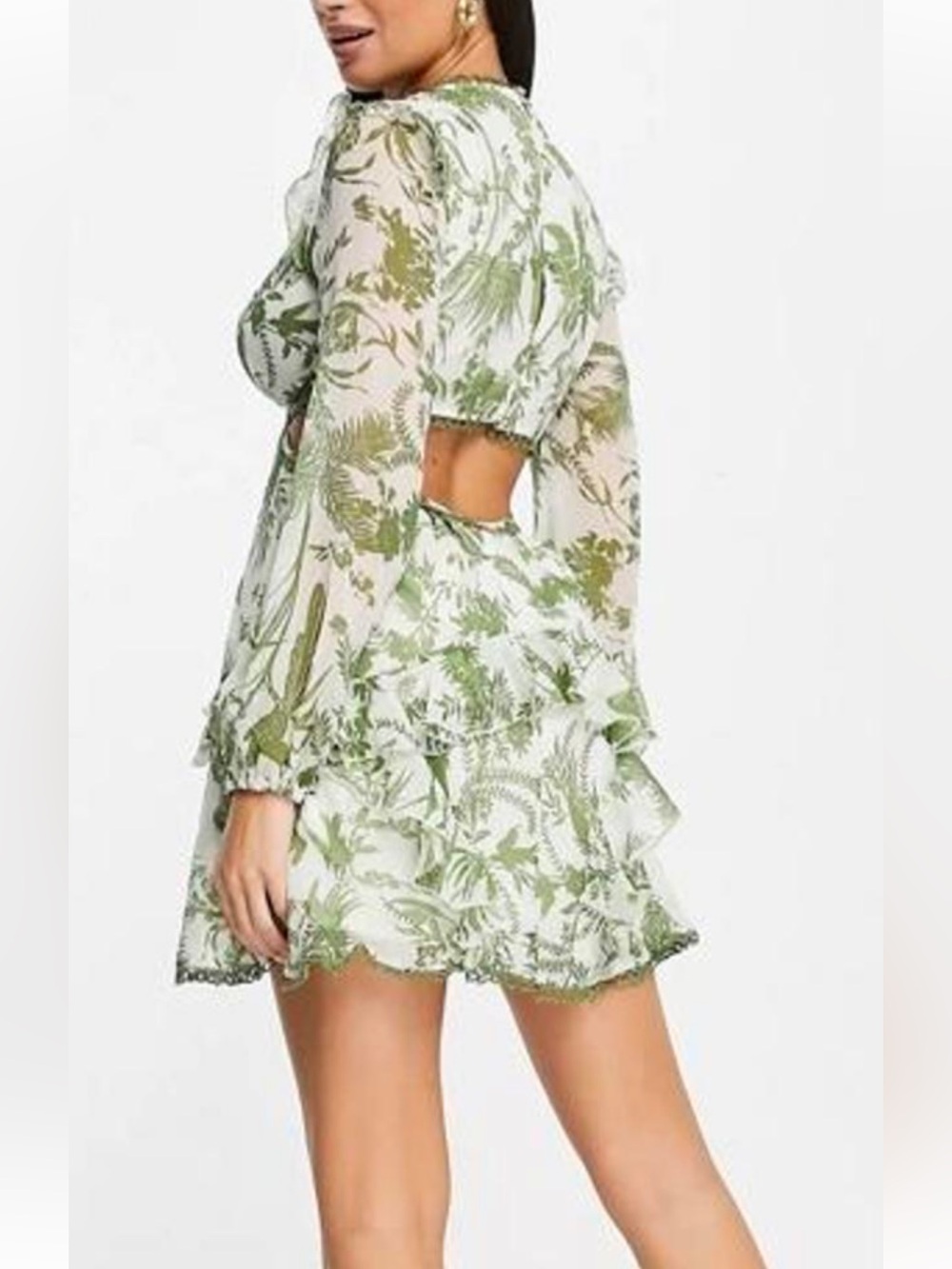 ASOS Ruffle Mini Dress - Picture 2 of 9